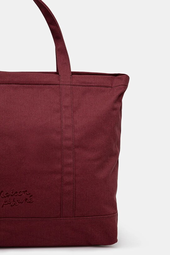 Accessories Maison Kitsuné cotton bag Fox Head Xl Tote LW05105WW0107 maroon