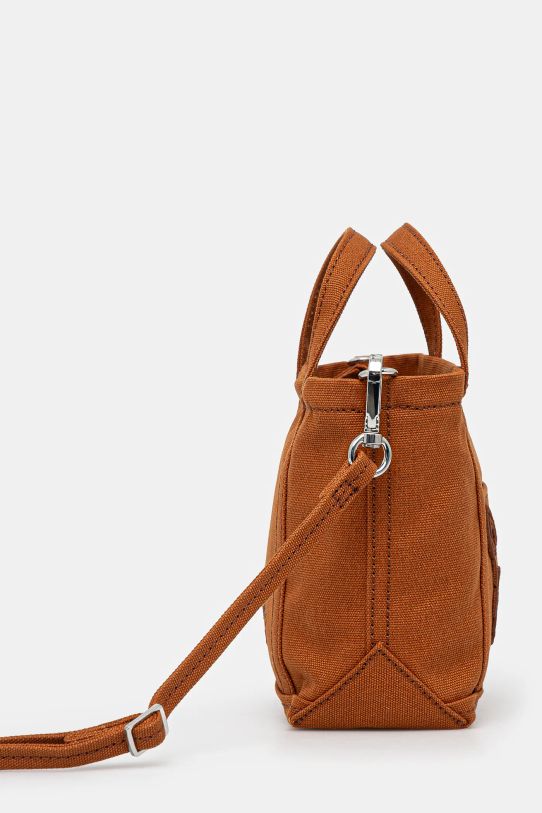 Maison Kitsuné borsa Fox Head Mini Tote MW05106WW0107 marrone AW24