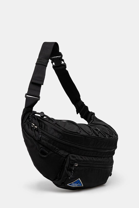 thisisneverthat borsetă Washed Nylon Lumbar Pack TN243WBASB02 negru AW24