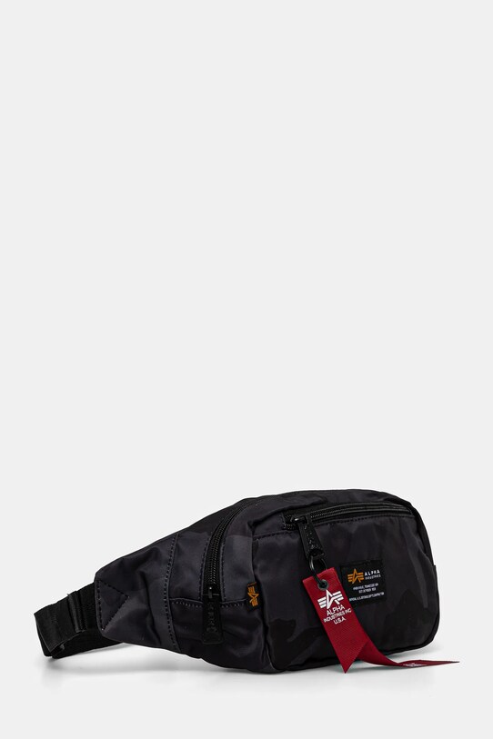 Alpha Industries nerka Crew Waist Bag Camo 196923C czarny AW24