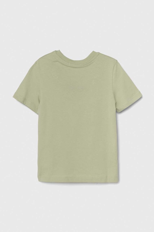 Calvin Klein Jeans t-shirt bawełniany dziecięcy IU0IU00543.9BYH.104.116 zielony AW24