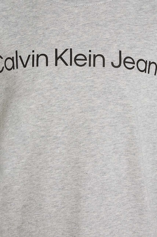 Chłopiec Calvin Klein Jeans t-shirt bawełniany dziecięcy IU0IU00599.9BYH.128.176 szary