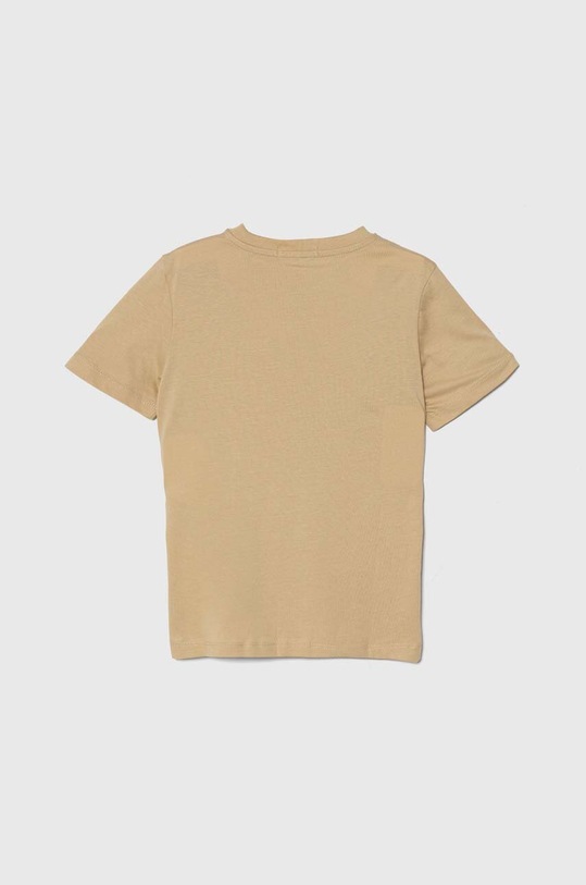 Calvin Klein Jeans t-shirt bawełniany dziecięcy IU0IU00624.9BYH beżowy AW24