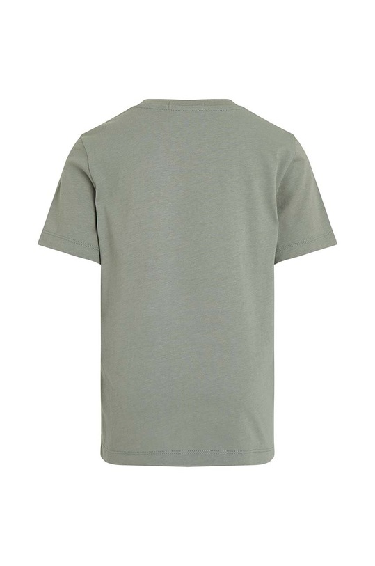 Calvin Klein Jeans t-shirt bawełniany dziecięcy IU0IU00624.9BYH zielony AW24