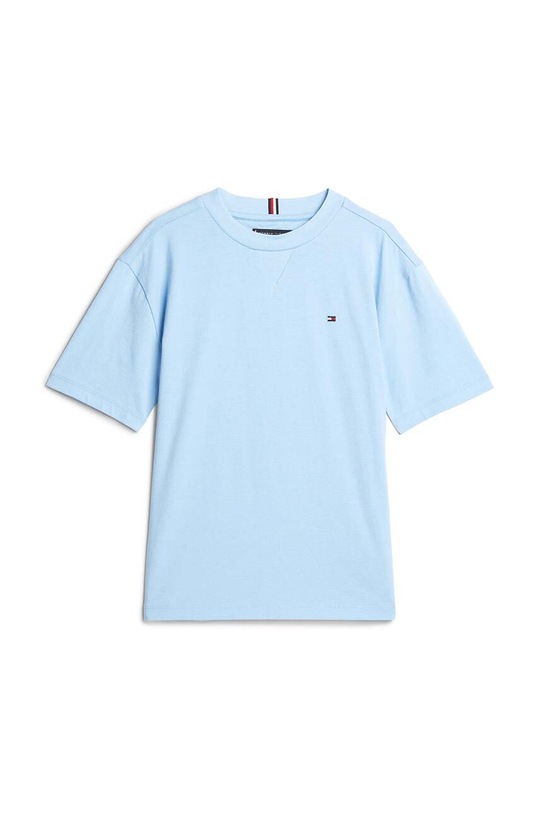 Tommy Hilfiger t-shirt bawełniany dziecięcy KB0KB08575.9BYH.128.176 niebieski AW24