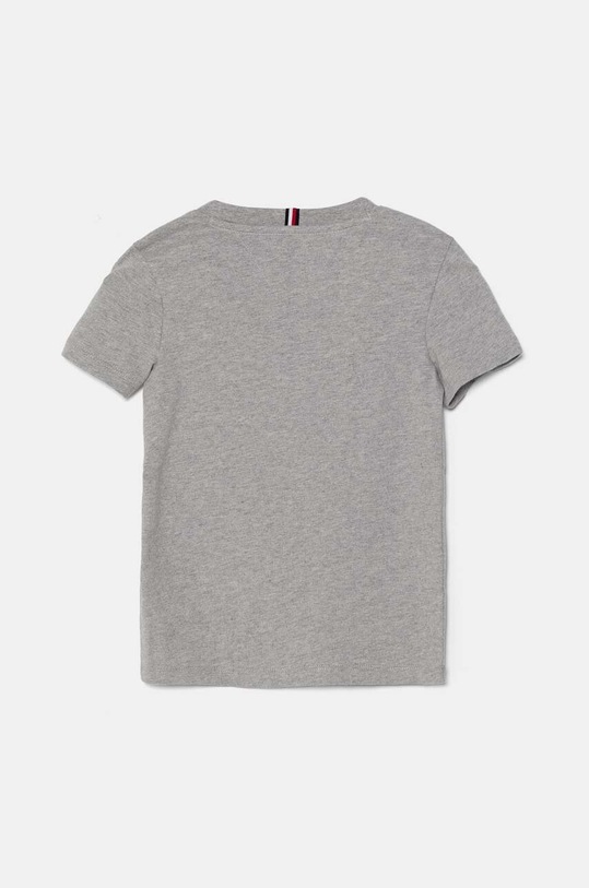 Tommy Hilfiger t-shirt bawełniany dziecięcy KB0KB08664.9BYH.116.122 szary AW24