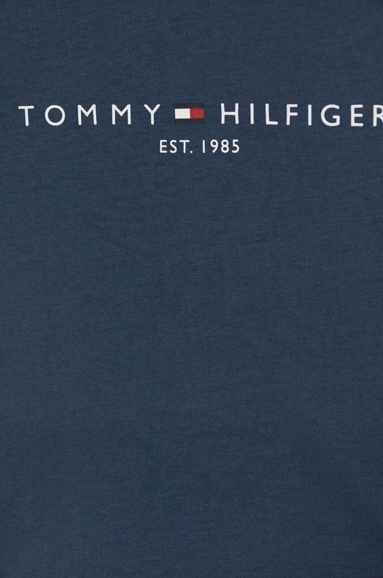 Chłopiec Tommy Hilfiger t-shirt bawełniany dziecięcy KS0KS00397.9BYH.92.122 niebieski