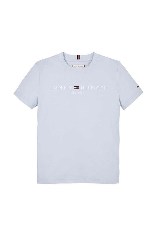 Tommy Hilfiger t-shirt bawełniany dziecięcy KS0KS00397.9BYH.128.176 niebieski AW24