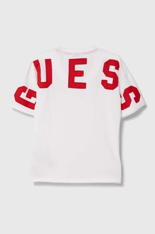 Chłopiec Guess t-shirt bawełniany dziecięcy L4YI08.K8HM4.9BYH biały