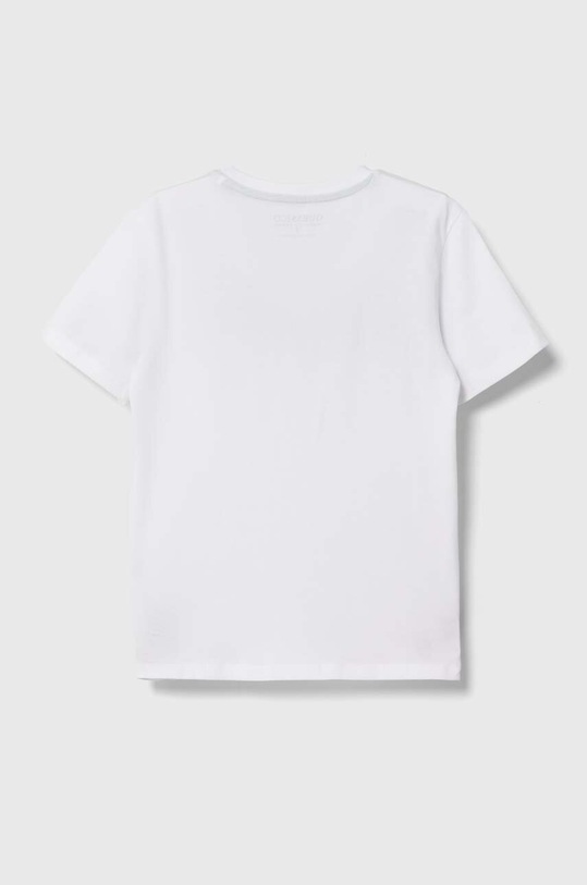 Guess t-shirt bawełniany dziecięcy L4YI20.K8HM4.9BYH biały AW24