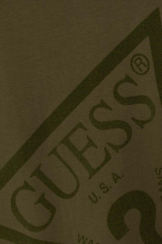 Chłopiec Guess t-shirt bawełniany dziecięcy L4YI32.K8HM4.9BYH zielony
