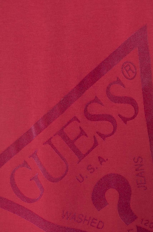 Chłopiec Guess t-shirt bawełniany dziecięcy L4YI32.K8HM4.9BYH czerwony