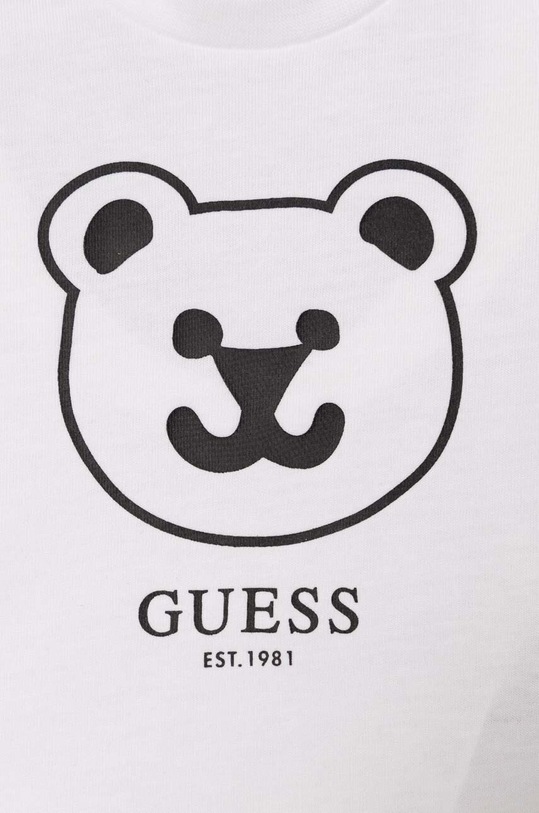 Dječaci Pamučna majica kratkih rukava za bebe Guess N4YI07.K8HM4.9BYH bijela