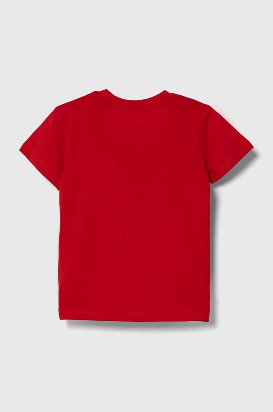 Guess t-shirt bawełniany niemowlęcy N4YI07.K8HM4.9BYH czerwony AW24
