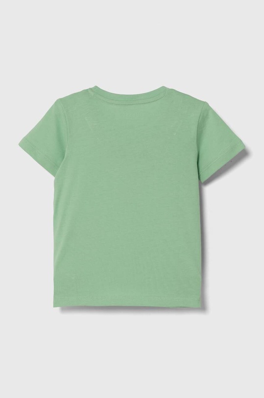 Guess t-shirt bawełniany niemowlęcy N4YI07.K8HM4.9BYH zielony AW24