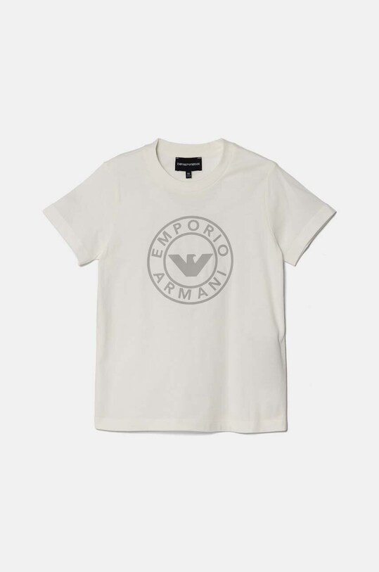 Детская хлопковая футболка Emporio Armani 2 шт 6D4DJ8.4J54Z белый AW24