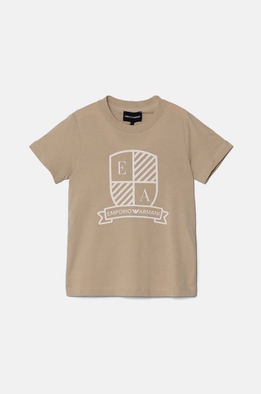 Мальчик Детская хлопковая футболка Emporio Armani 2 шт 6D4DJ8.4J54Z белый