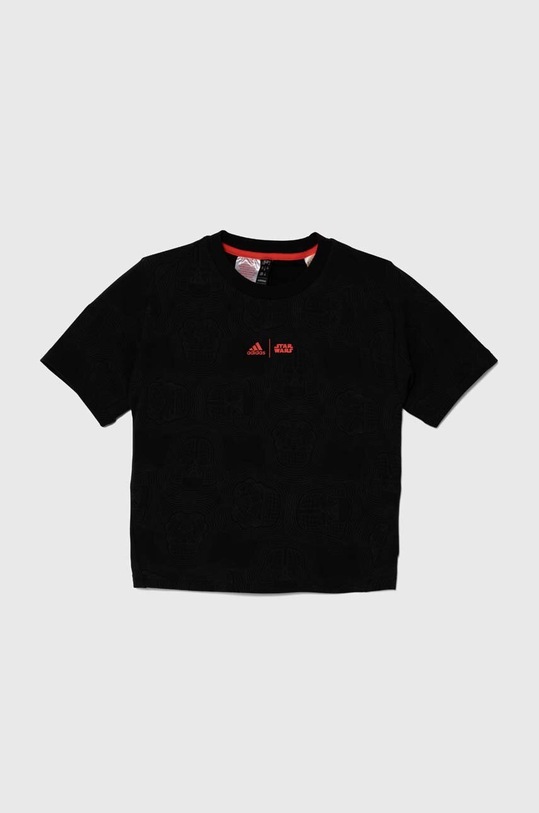 adidas t-shirt dziecięcy J SW ZNE T IV9637 czarny AW24