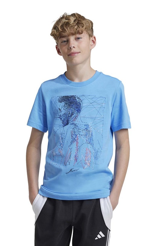 adidas Performance t-shirt bawełniany dziecięcy Y MESSI G T IW0184