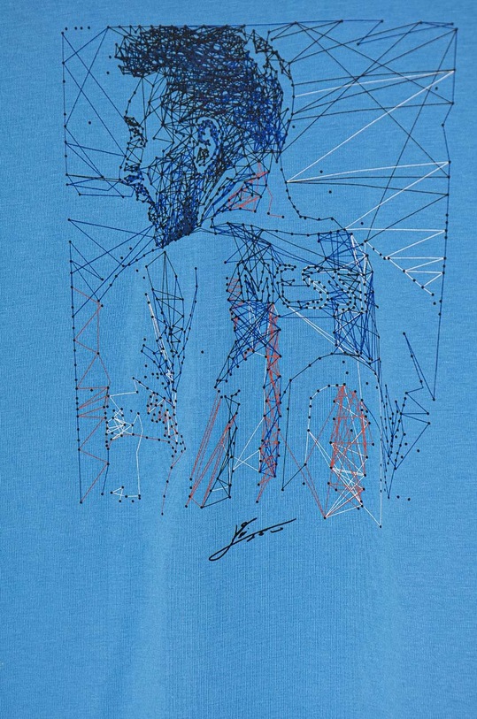 adidas Performance t-shirt bawełniany dziecięcy Y MESSI G T niebieski IW0184