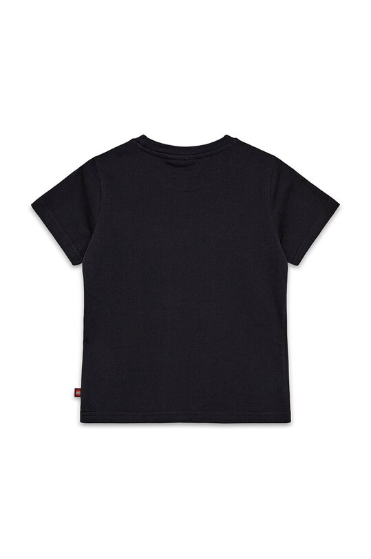 Lego t-shirt bawełniany dziecięcy LWTANO 627 12011279 czarny AW24