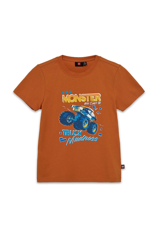 Дитяча бавовняна футболка Lego LWTANO 611 бавовна помаранчевий 12011320