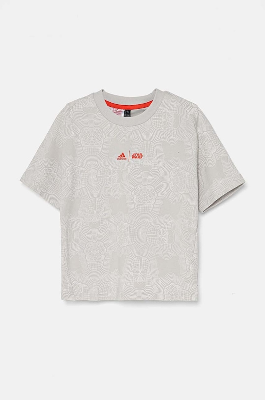 adidas tricou copii J SW ZNE T cu modele gri IW0647