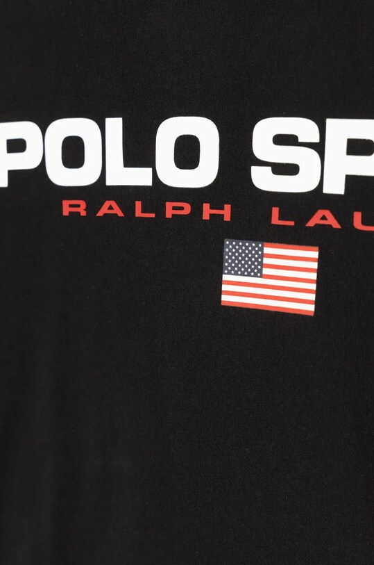 Мальчик Детская хлопковая футболка Polo Ralph Lauren 323837629005 чёрный