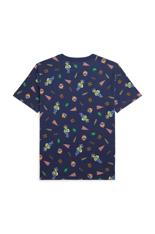 Detské bavlnené tričko Polo Ralph Lauren 323952452001 tmavomodrá AW24