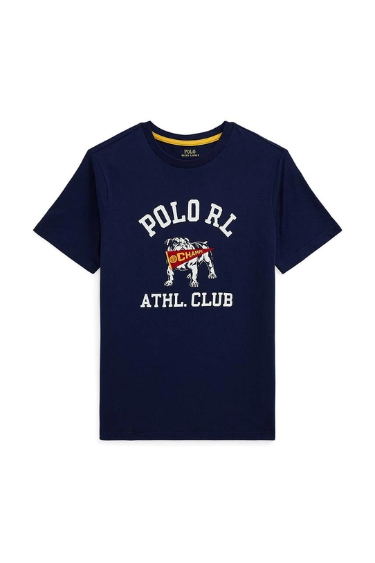 Polo Ralph Lauren tricou de bumbac pentru copii print bleumarin 323952454001