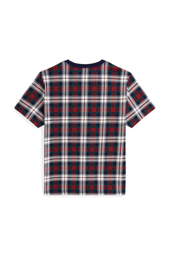 Детская хлопковая футболка Polo Ralph Lauren 323953041001 бордо AW24