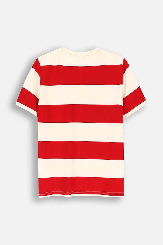 Chłopiec Coccodrillo t-shirt bawełniany dziecięcy ZC4143201ABJ czerwony