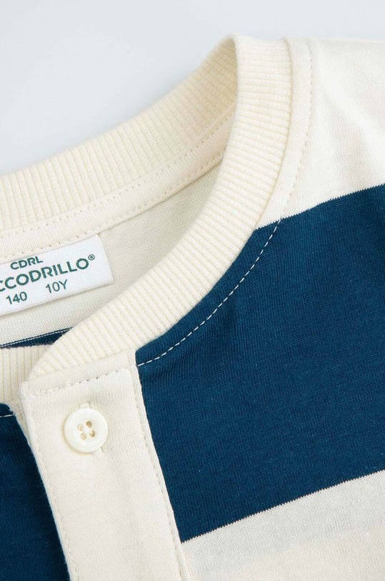 Chłopiec Coccodrillo t-shirt bawełniany dziecięcy ZC4143201ABJ niebieski