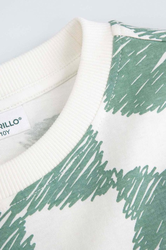 Chłopiec Coccodrillo t-shirt bawełniany dziecięcy ZC4143202ABJ zielony