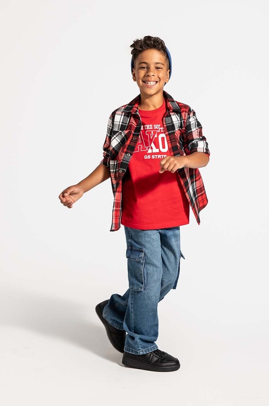 Coccodrillo t-shirt bawełniany dziecięcy ZC4143203ABJ