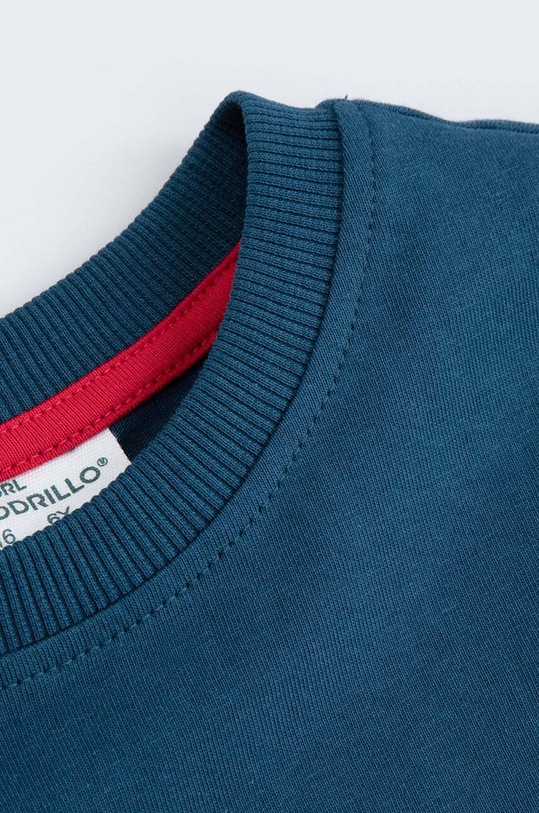 Coccodrillo t-shirt bawełniany dziecięcy niebieski ZC4143202ABK