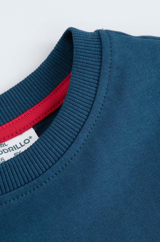 Coccodrillo t-shirt bawełniany dziecięcy niebieski ZC4143202ABK