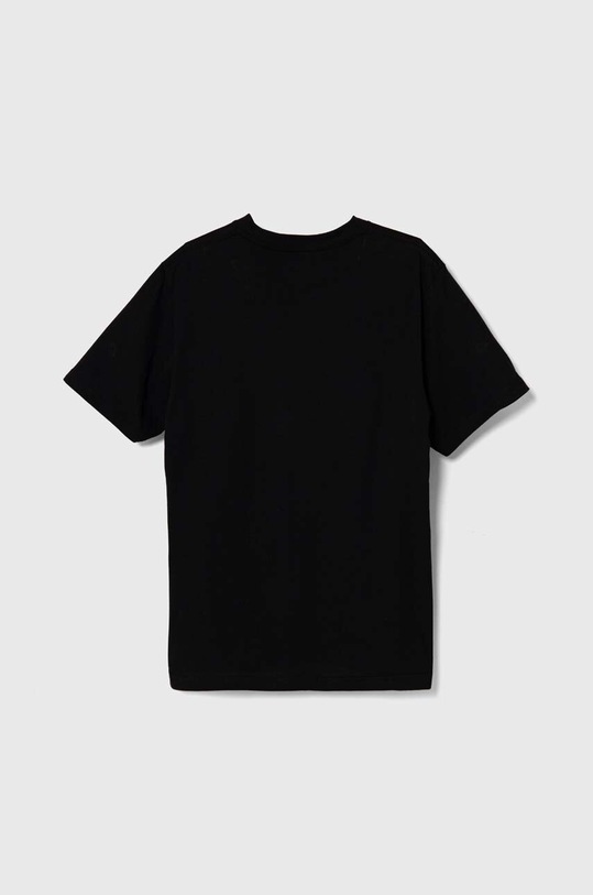 Детска памучна тениска Vans STYLE 76 VN000IVEBLK1 черен AW24