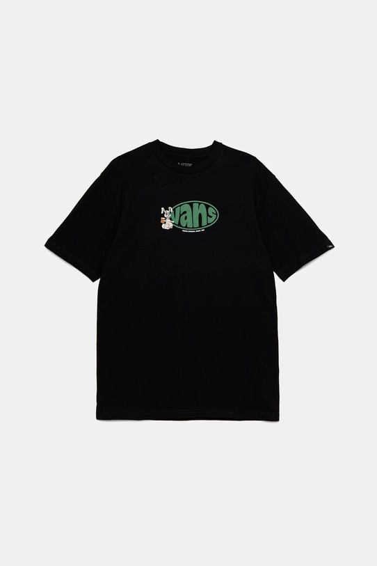 Detské bavlnené tričko Vans HOPPER bavlna čierna VN000JCHBLK1