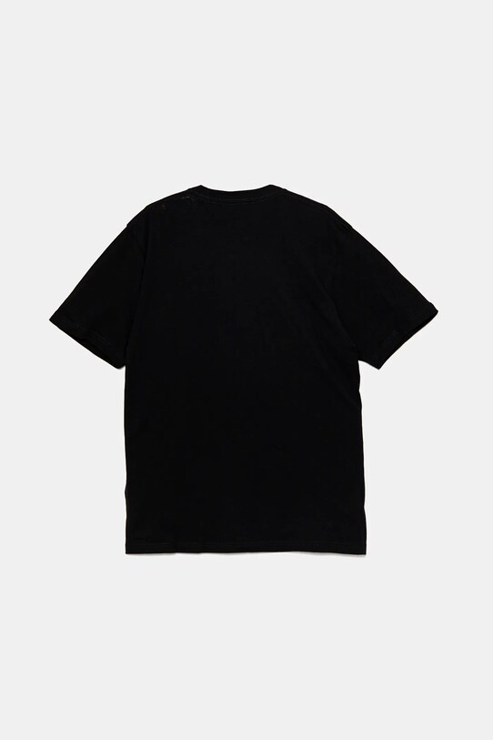 Vans tricou de bumbac pentru copii HOPPER VN000JCHBLK1 negru AW24