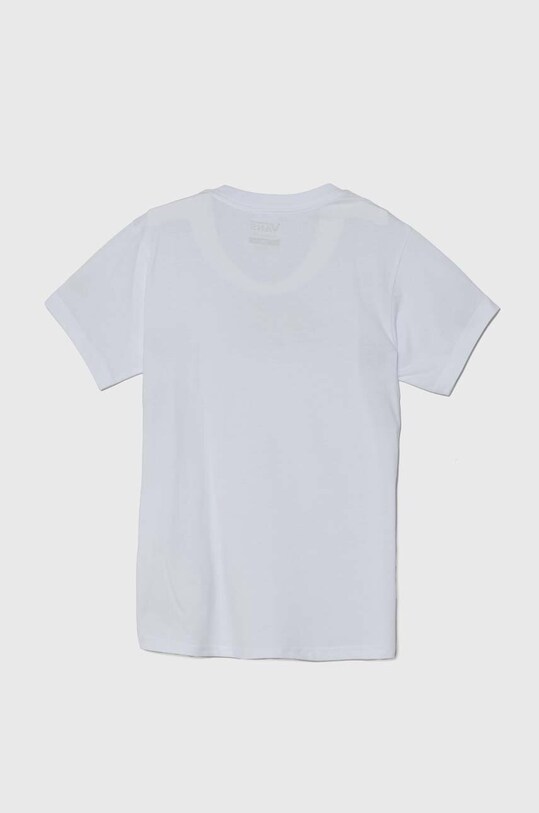 Vans tricou de bumbac pentru copii Scribble VN000JNZWHT1 alb AW24