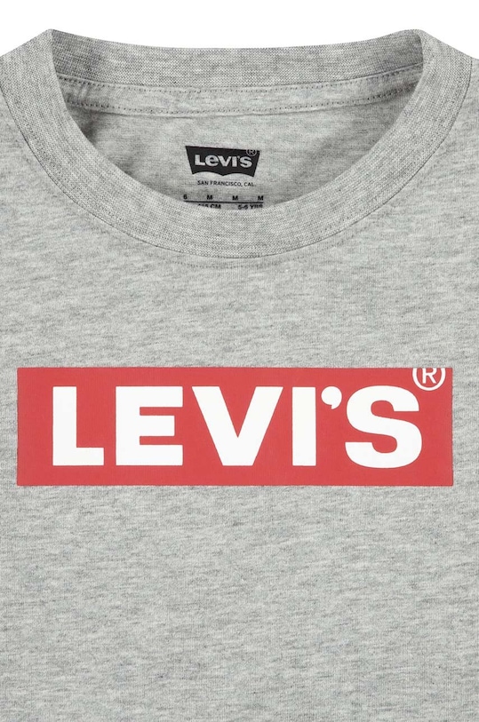 Αγορίστικα Παιδικό μπλουζάκι Levi's BOXTAB TEE 8EJ764 γκρί