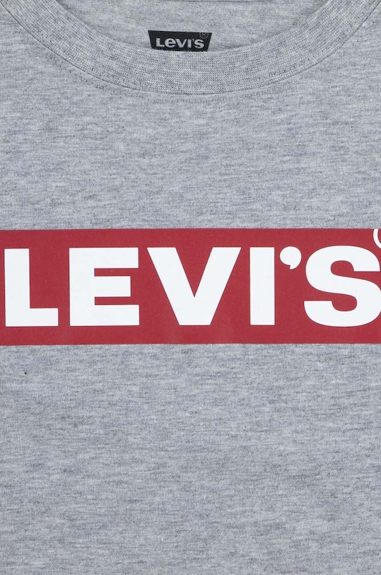 Αγορίστικα Παιδικό μπλουζάκι Levi's BOXTAB TEE 9EJ764 γκρί