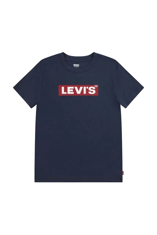 Levi's t-shirt dziecięcy BOXTAB TEE pozostałe granatowy 9EJ764