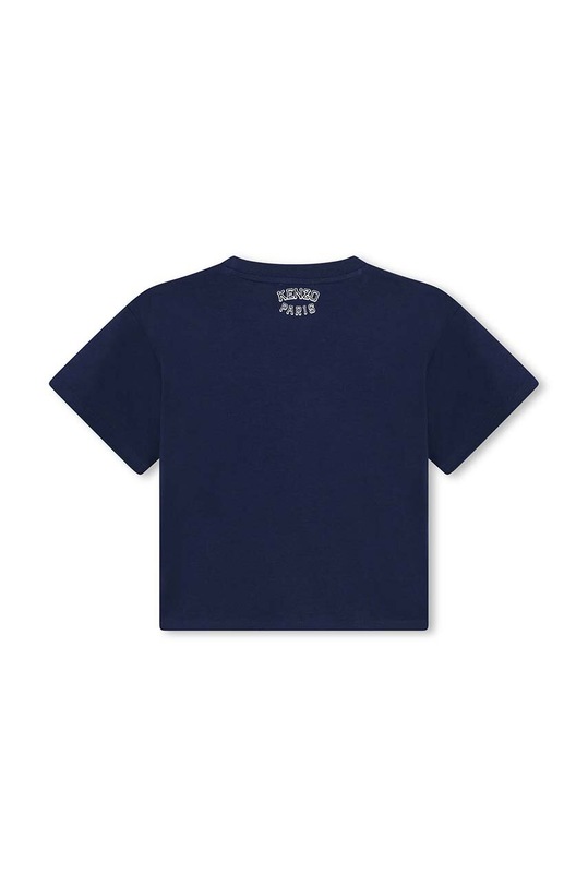 Kenzo Kids t-shirt bawełniany dziecięcy K60746.86.108 granatowy AW24