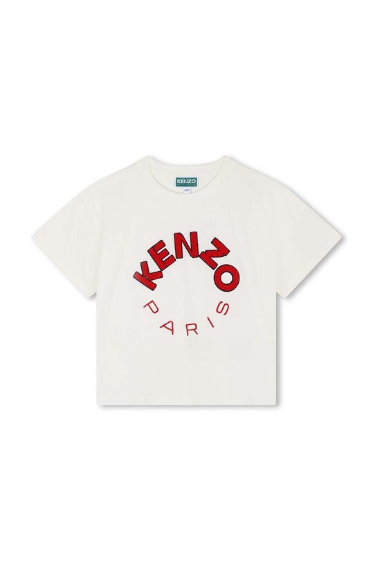 Kenzo Kids tricou de bumbac pentru copii print bej K60756.114.150