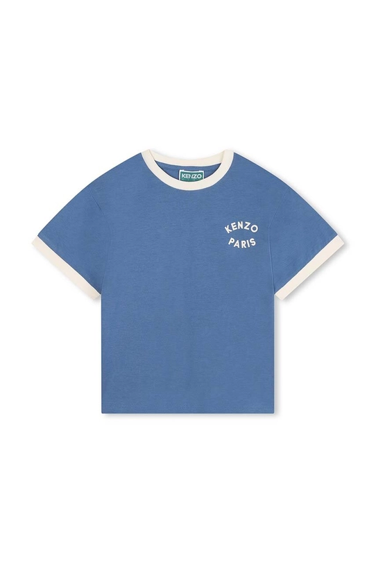 Детская хлопковая футболка Kenzo Kids хлопок голубой K60764.86.108