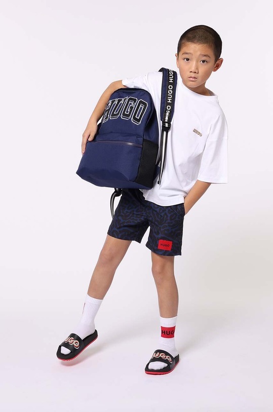 HUGO tricou de bumbac pentru copii alb G00151.114.150