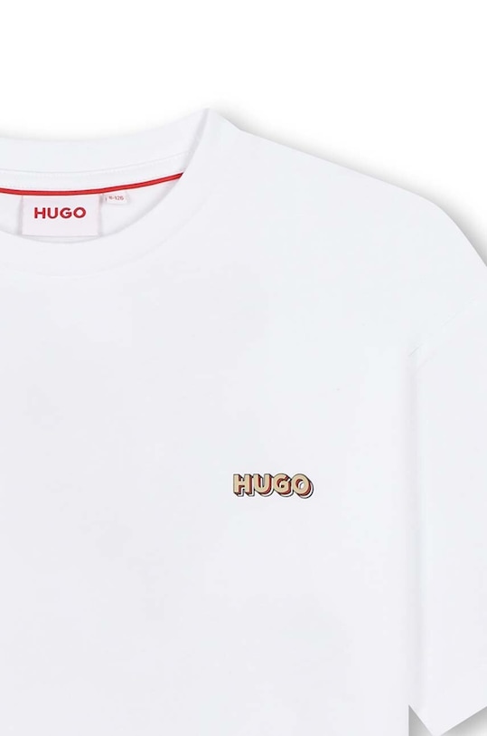 Băieți HUGO tricou de bumbac pentru copii G00151.114.150 alb