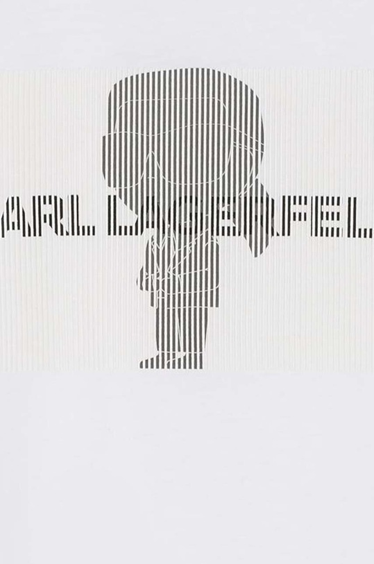 Băieți Karl Lagerfeld tricou de bumbac pentru copii Z30239.162.174 alb